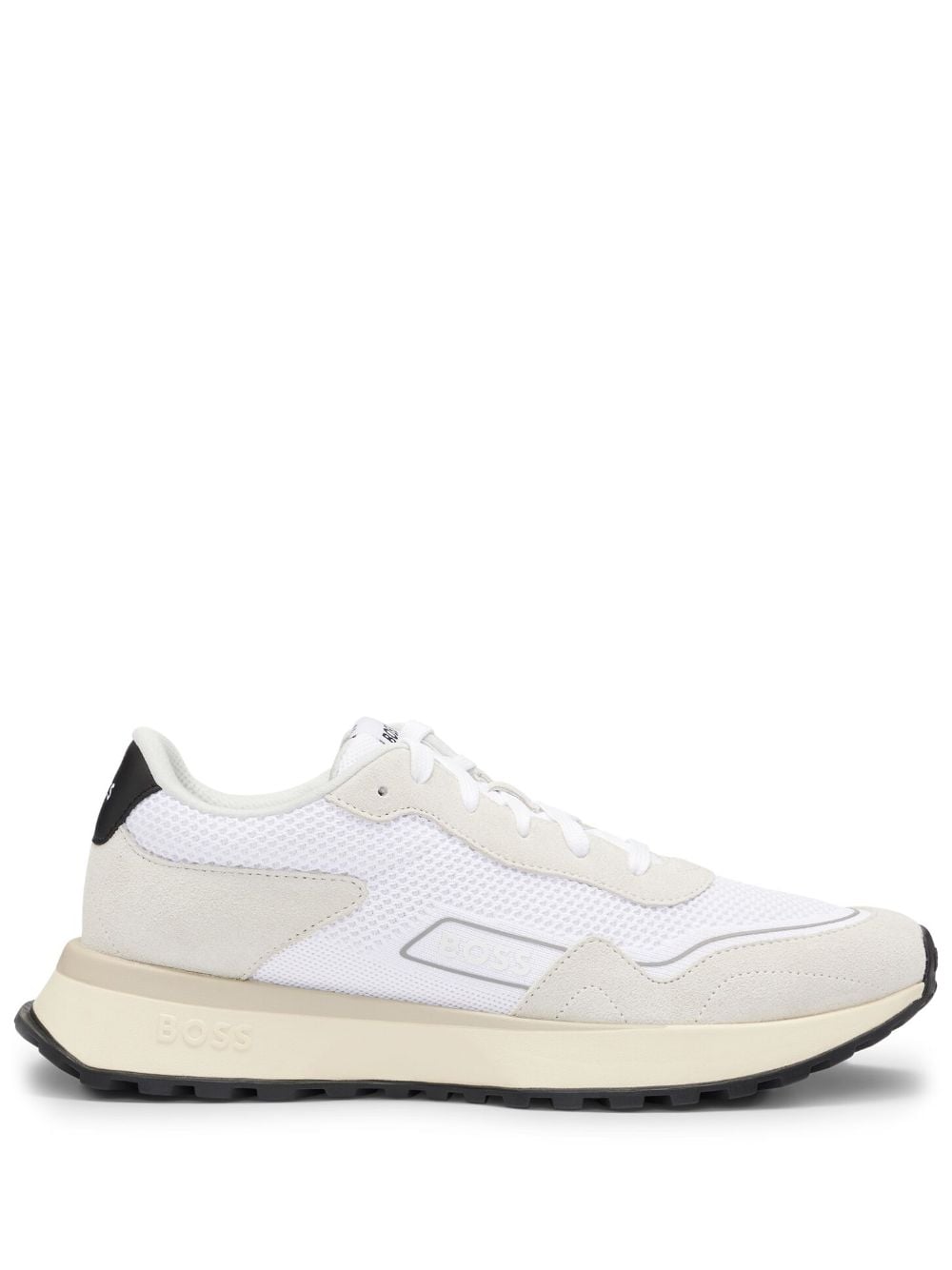 BOSS panelled low-top sneakers