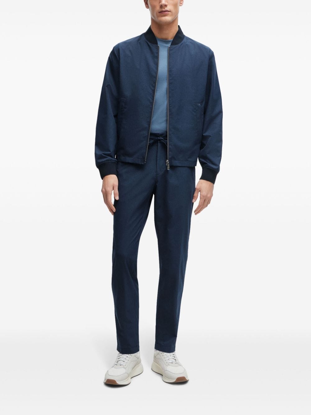 BOSS textured bomber jacket - Image 2