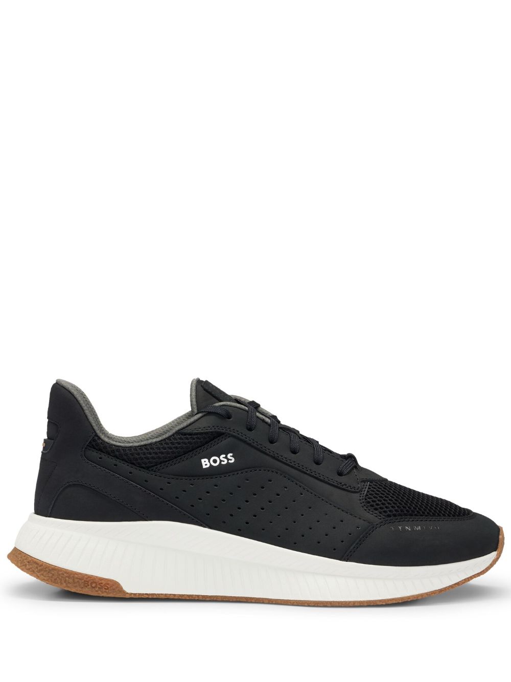 BOSS leather low-top sneakers