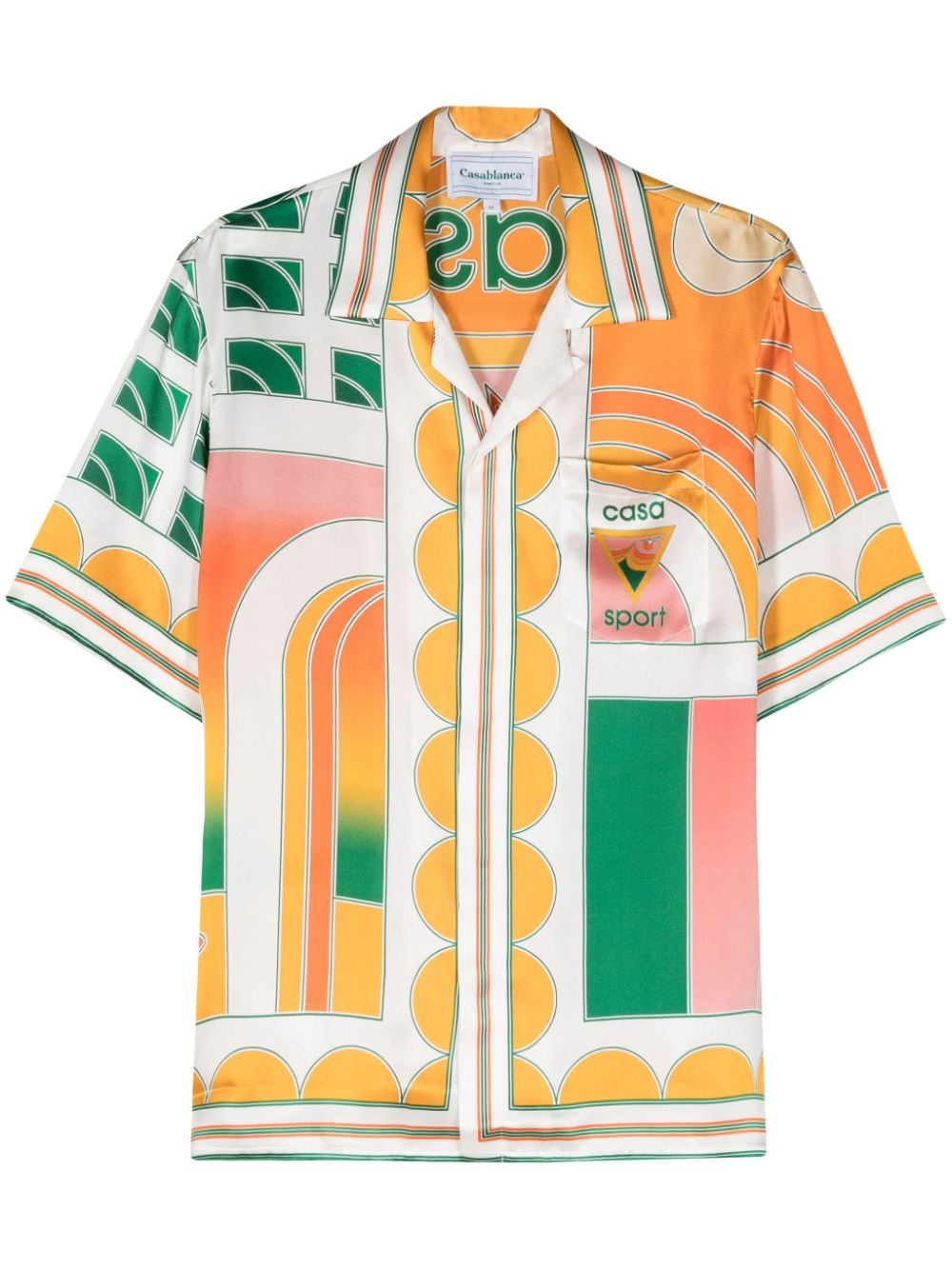 Casablanca Summer Court silk shirt