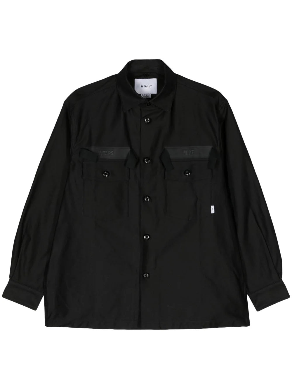 WTAPS  classic-collar cotton overshirt