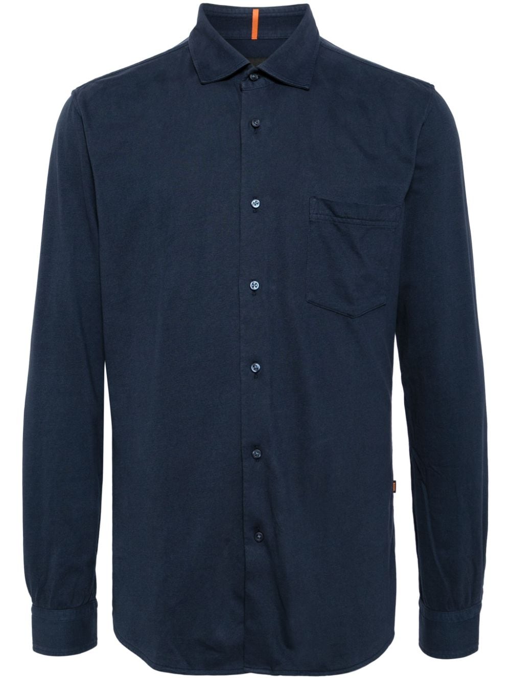 BOSS chest-pocket cotton shirt