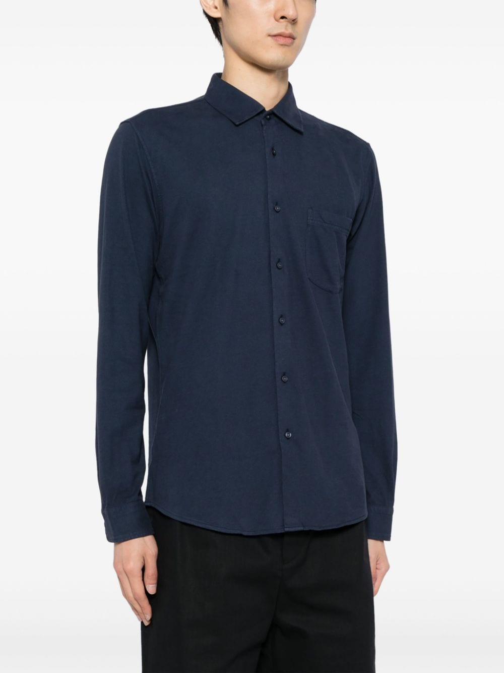 BOSS chest-pocket cotton shirt