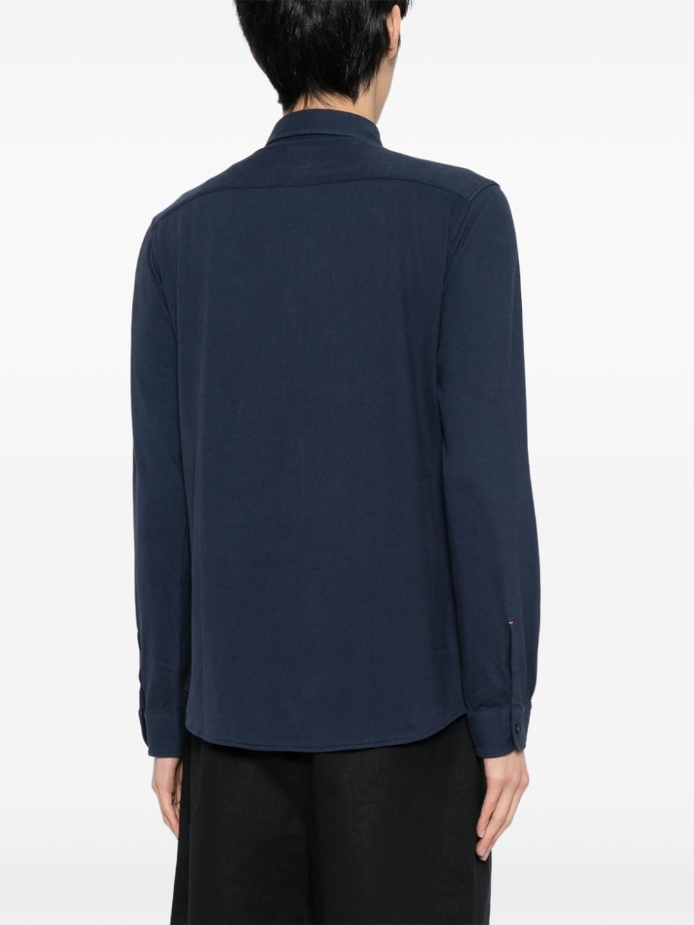 BOSS chest-pocket cotton shirt