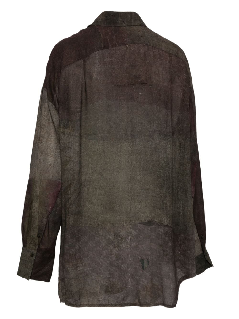 Ziggy Chen  deconstructed long shirt