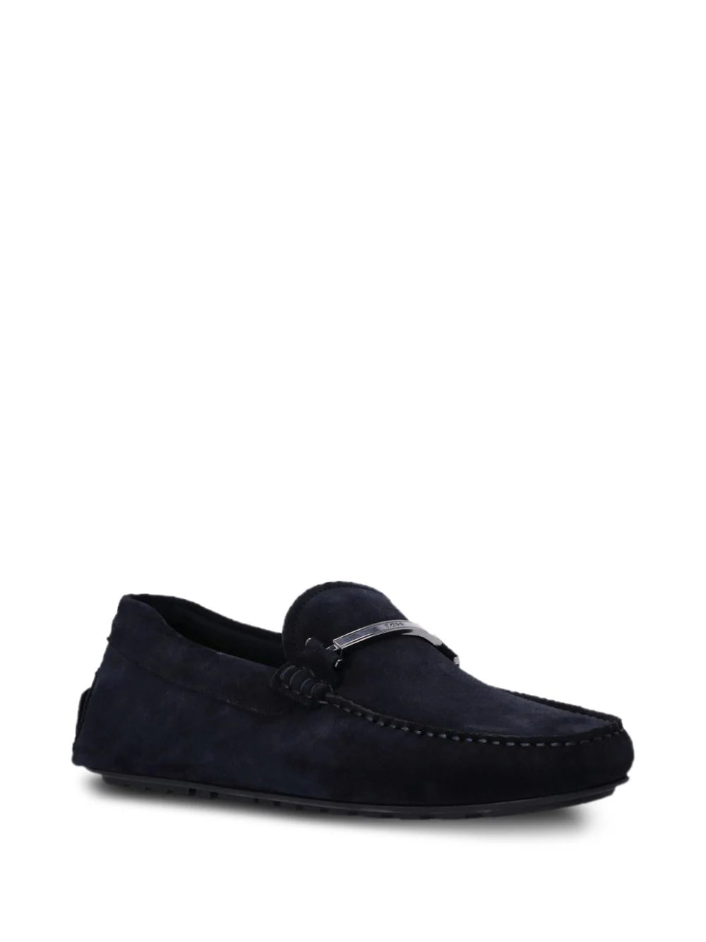 BOSS  branded-hardware suede loafers