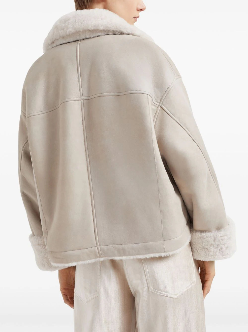 Brunello Cucinelli  reversible shearling jacket