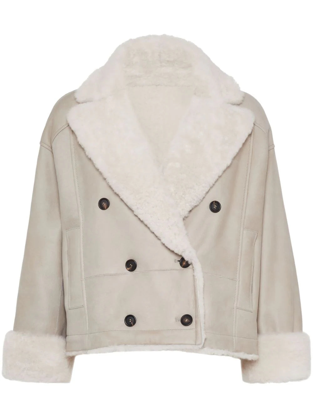 Brunello Cucinelli  reversible shearling jacket