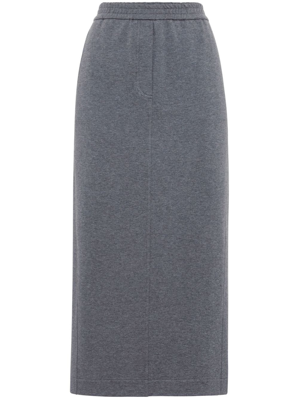 Brunello Cucinelli  elasticated-waistband midi skirt