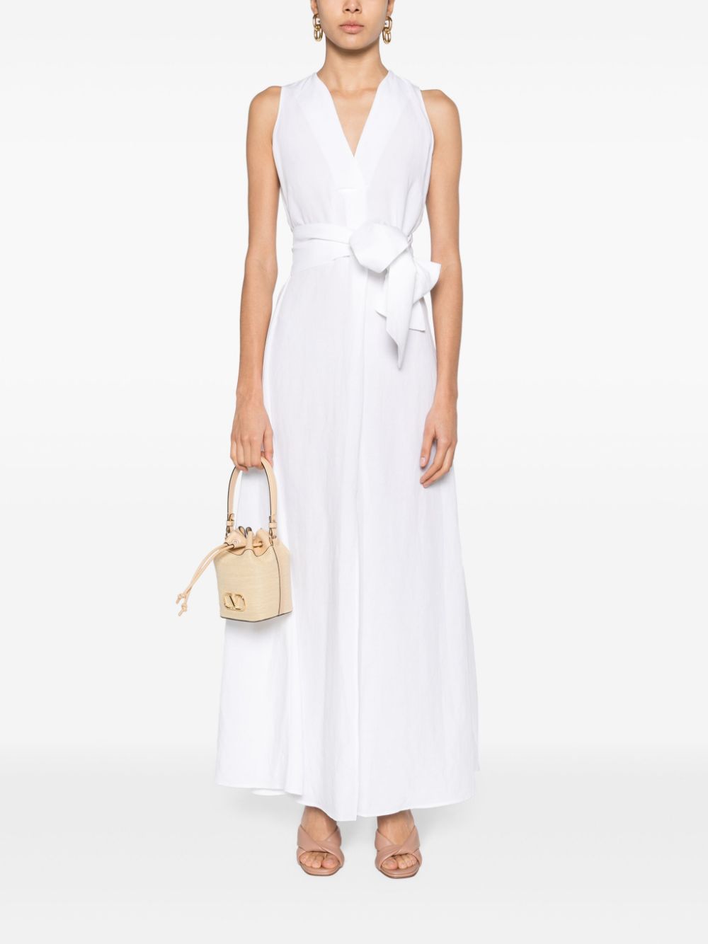 Blanca Vita  Aralia belted maxi dress