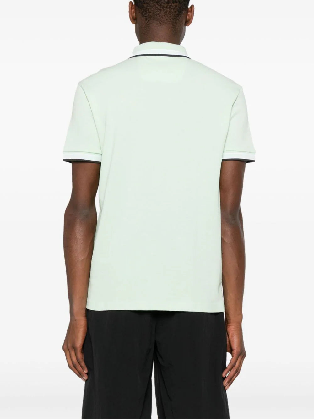 BOSS  logo-embroidered cotton polo shirt