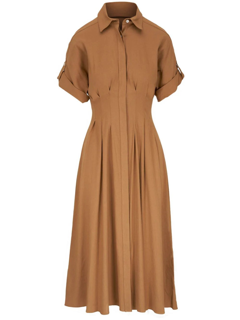 Veronica Beard  Adavi pleat-detail shirtdress