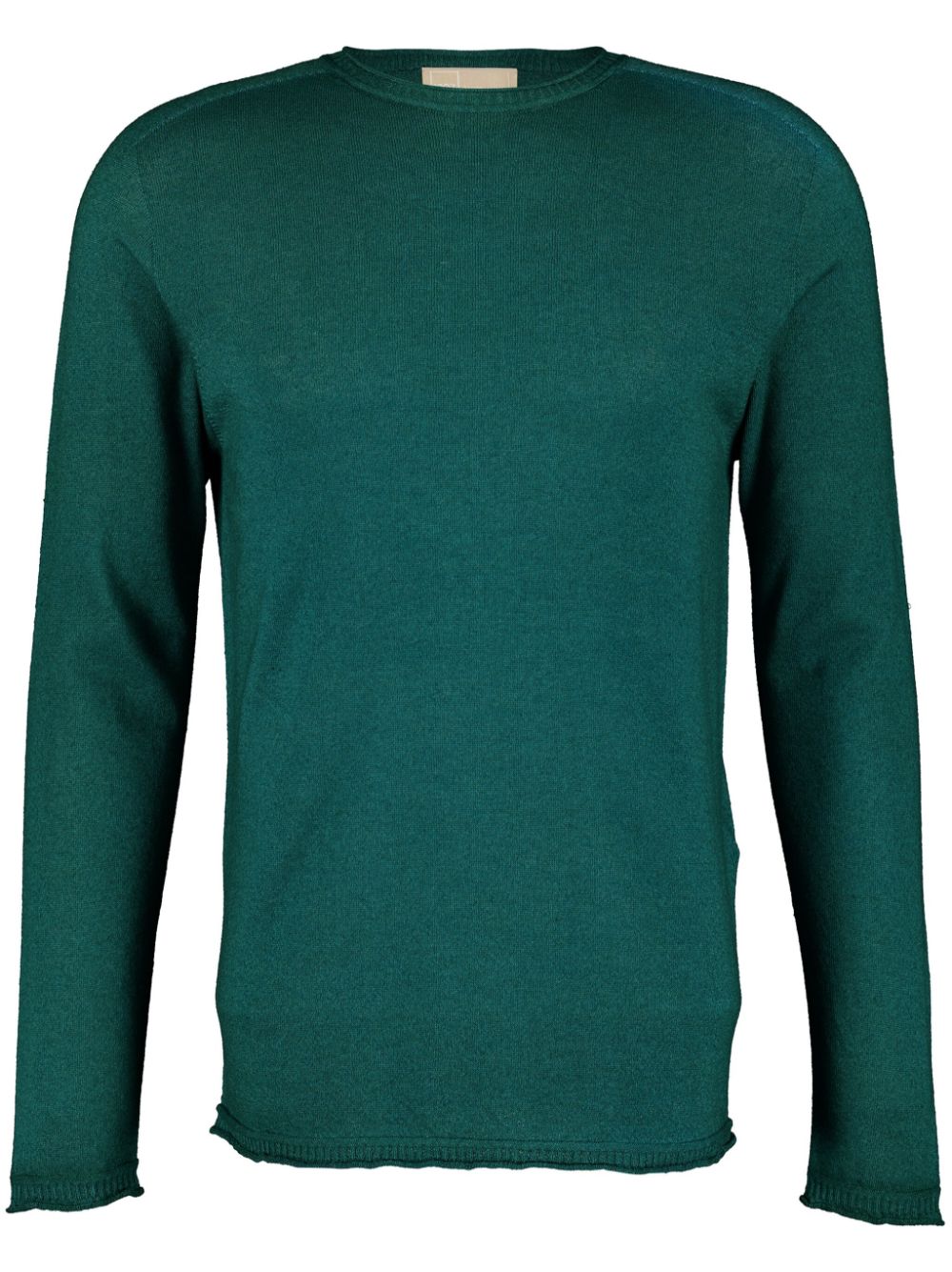 120% Lino  crew-neck linen jumper
