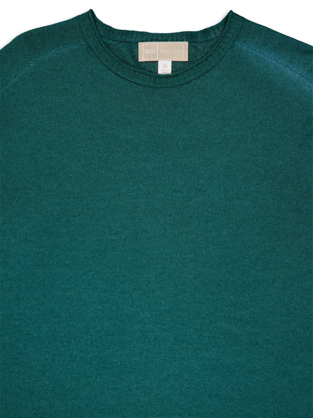 120% Lino  crew-neck linen jumper