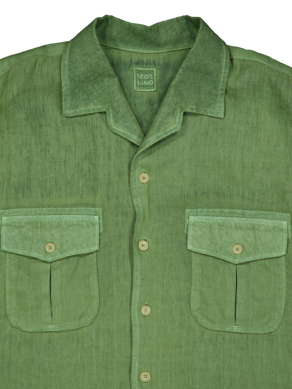 120% Lino  long-sleeve linen shirt