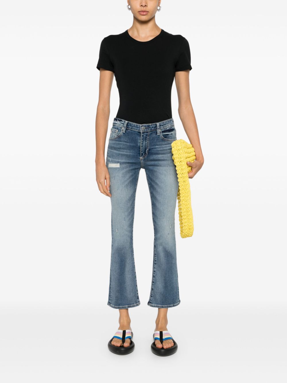 AG Jeans  Jodi high-rise cropped jeans