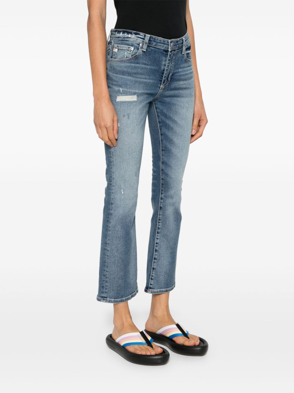 AG Jeans  Jodi high-rise cropped jeans