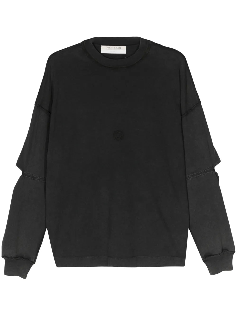 1017 ALYX 9SM  cut-out cotton sweatshirt