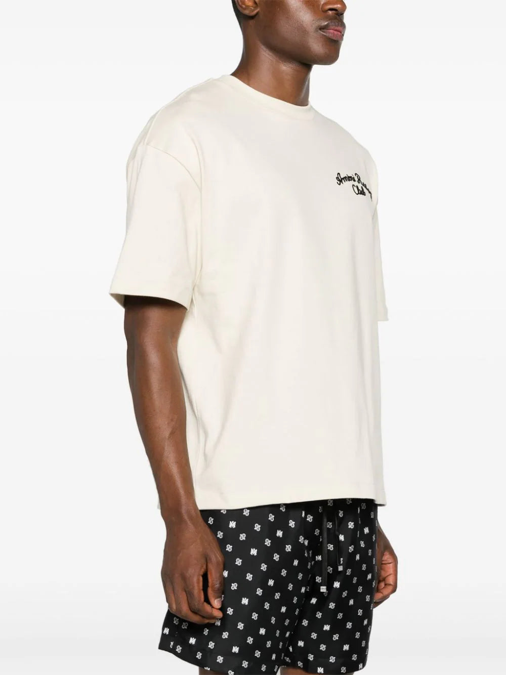 AMIRI logo-embroidered cotton T-shirt