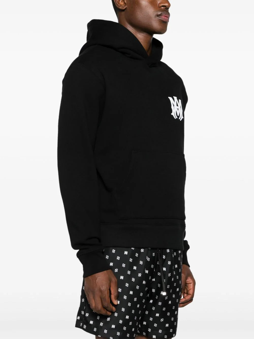 AMIRI  logo-print cotton hoodie