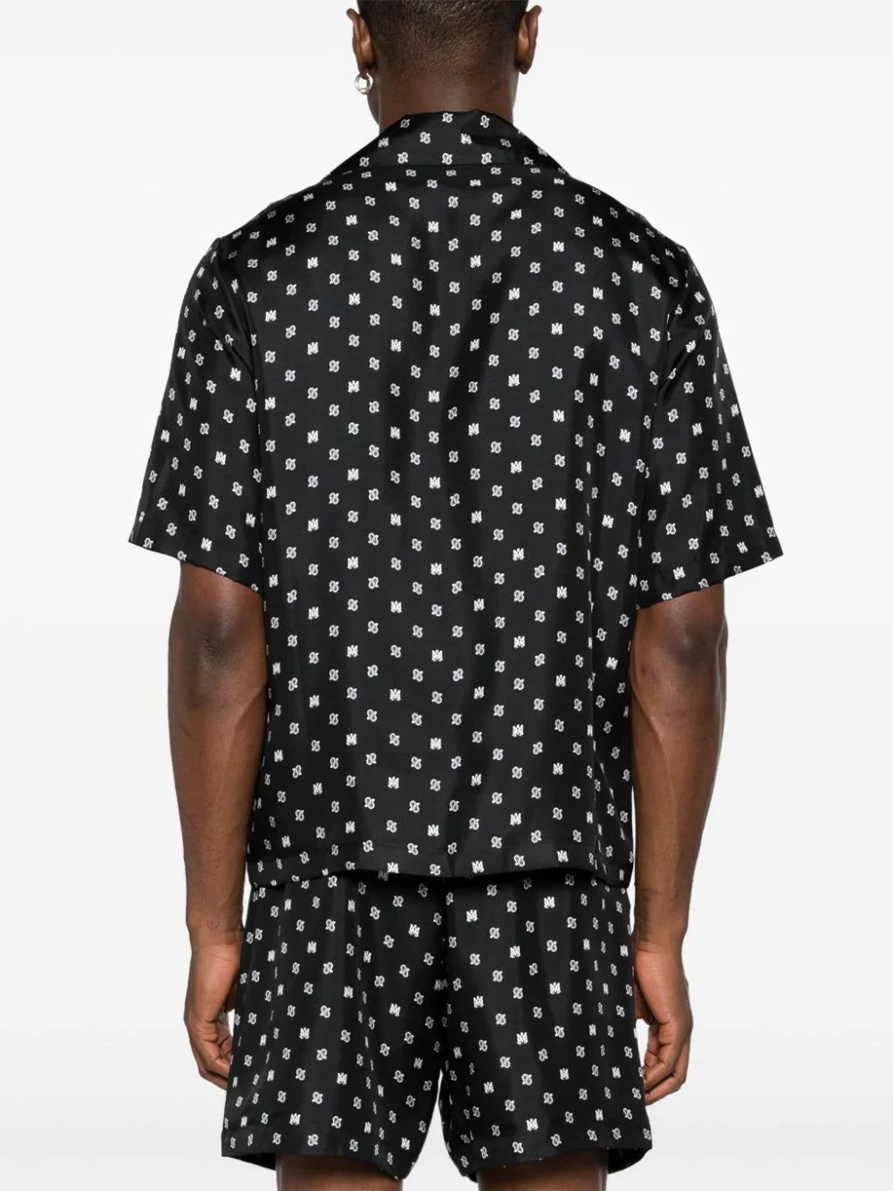 AMIRI  mix-print silk shirt