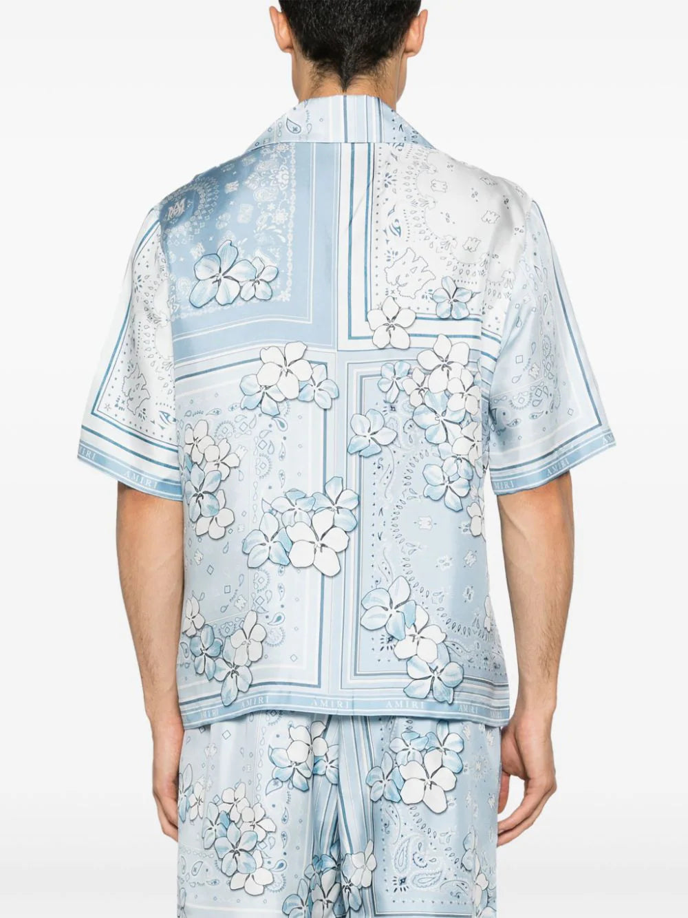 AMIRI  bandana floral silk shirt
