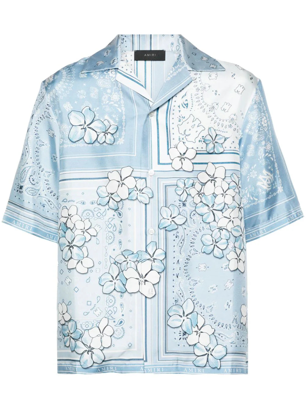 AMIRI  bandana floral silk shirt
