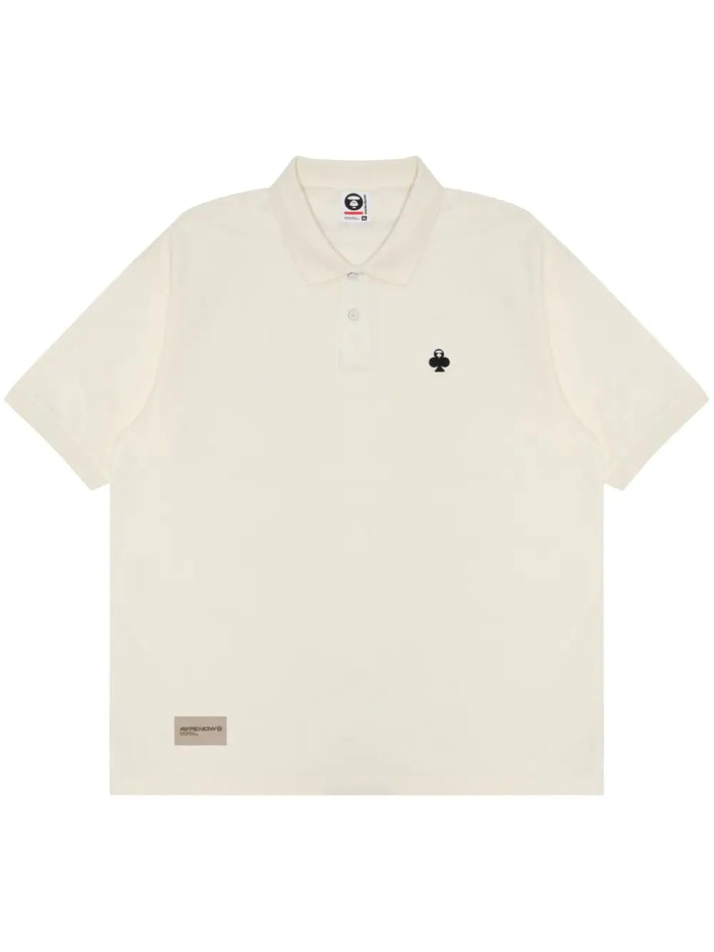 AAPE BY *A BATHING APE®  logo-appliquéd cotton polo shirt