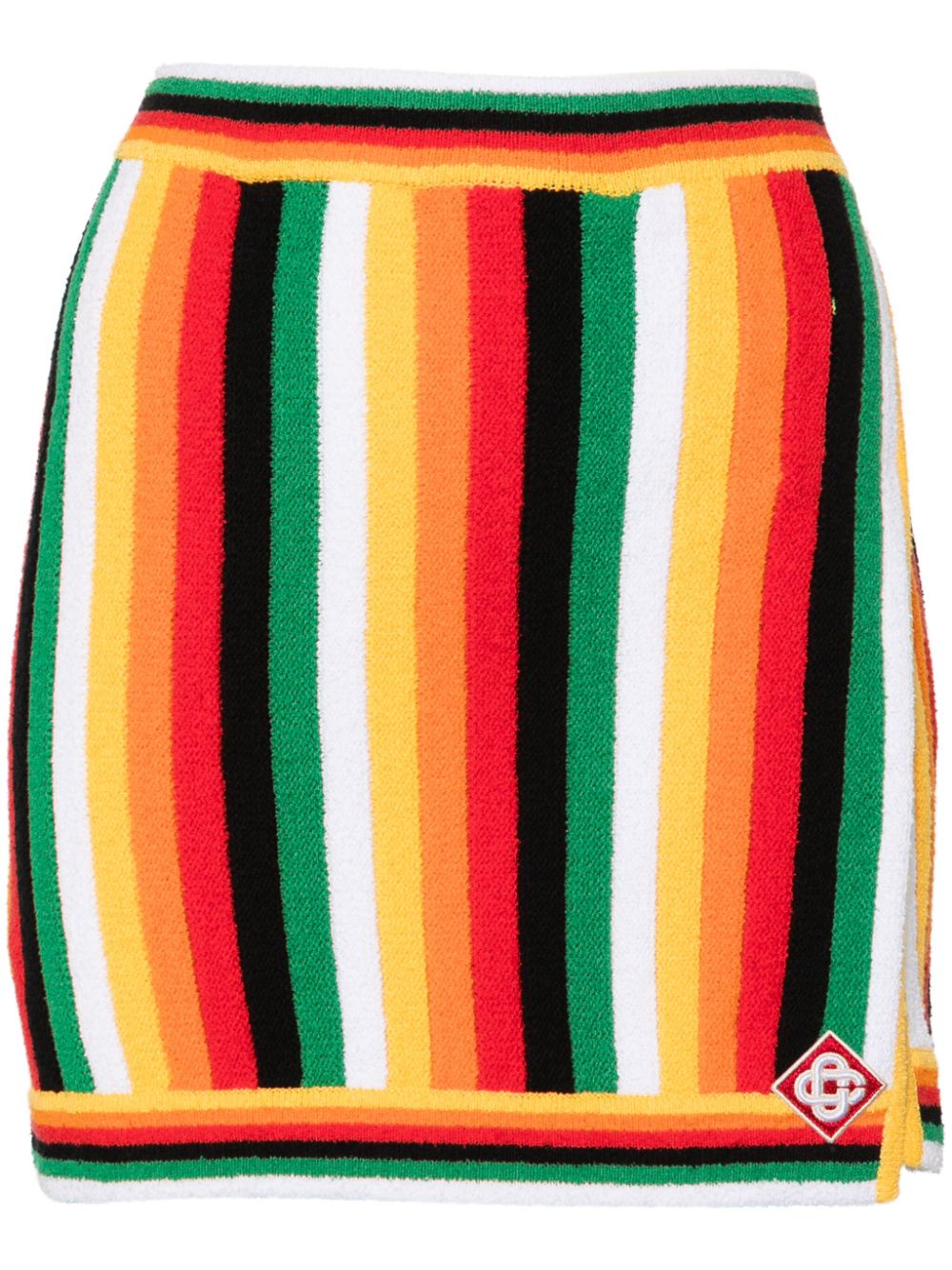 Casablanca  striped towelling miniskirt