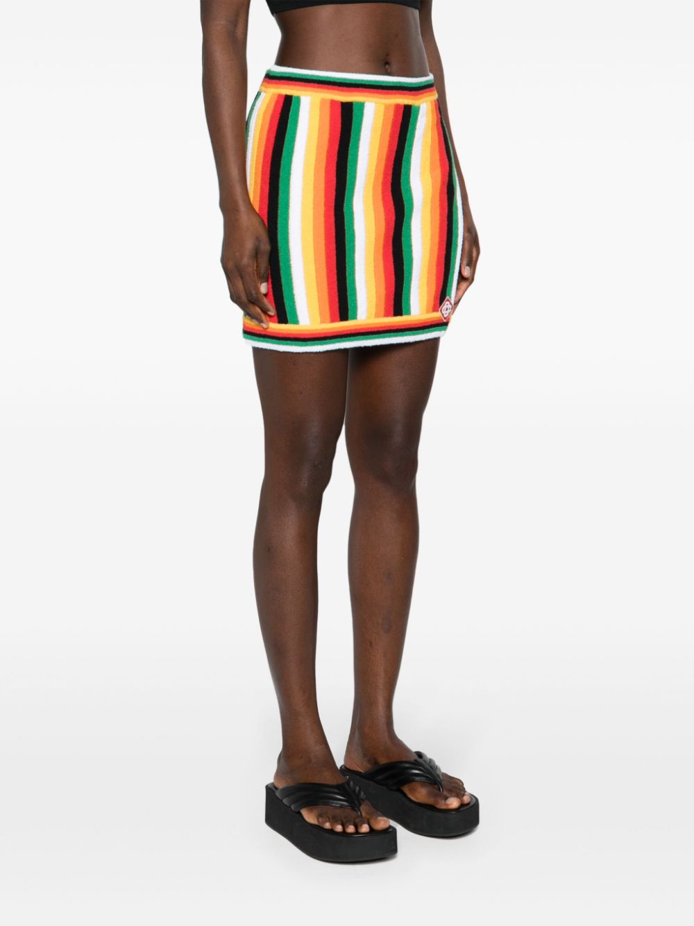 Casablanca  striped towelling miniskirt