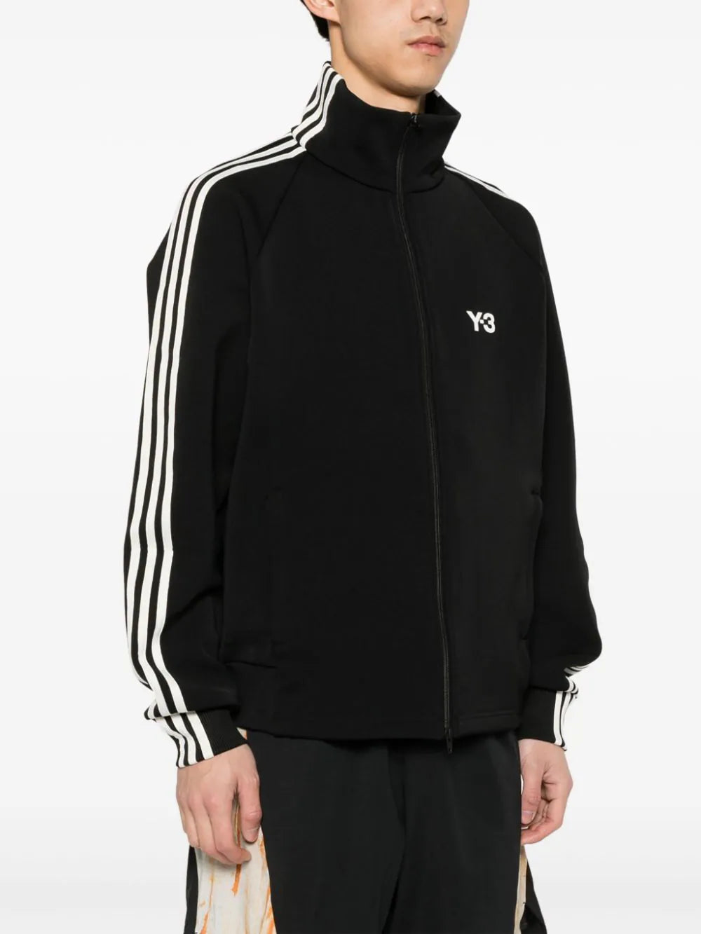 Y-3  3-Stripes logo zipped jacket