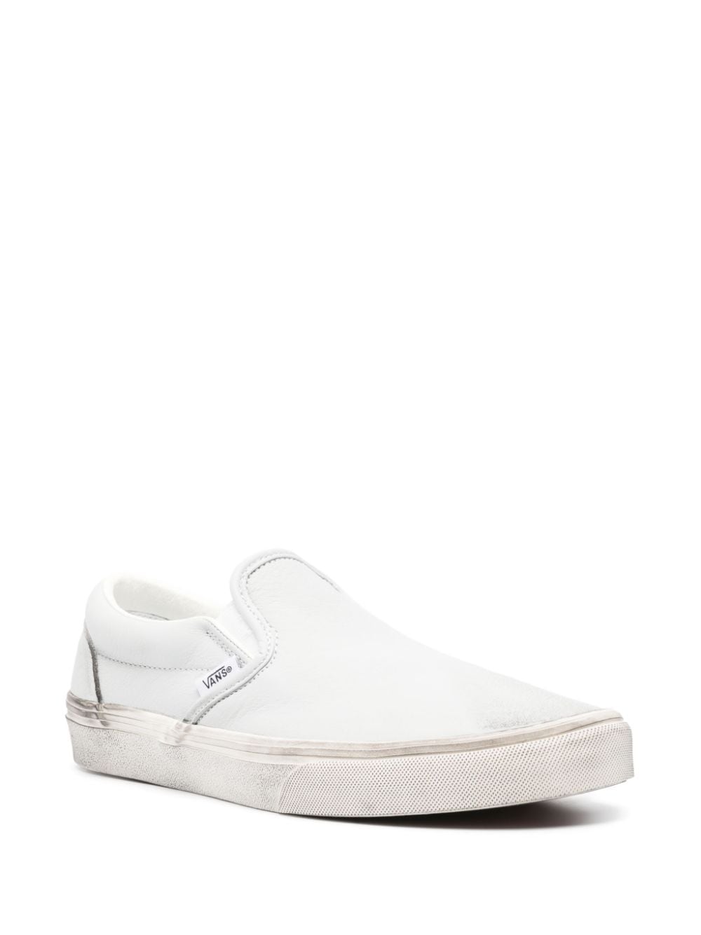 Vans leather slip-on sneakers