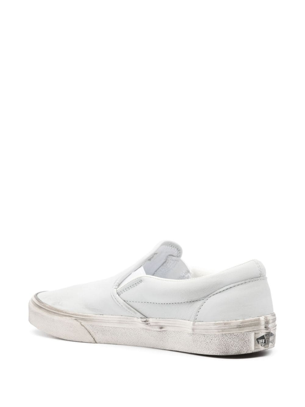 Vans leather slip-on sneakers