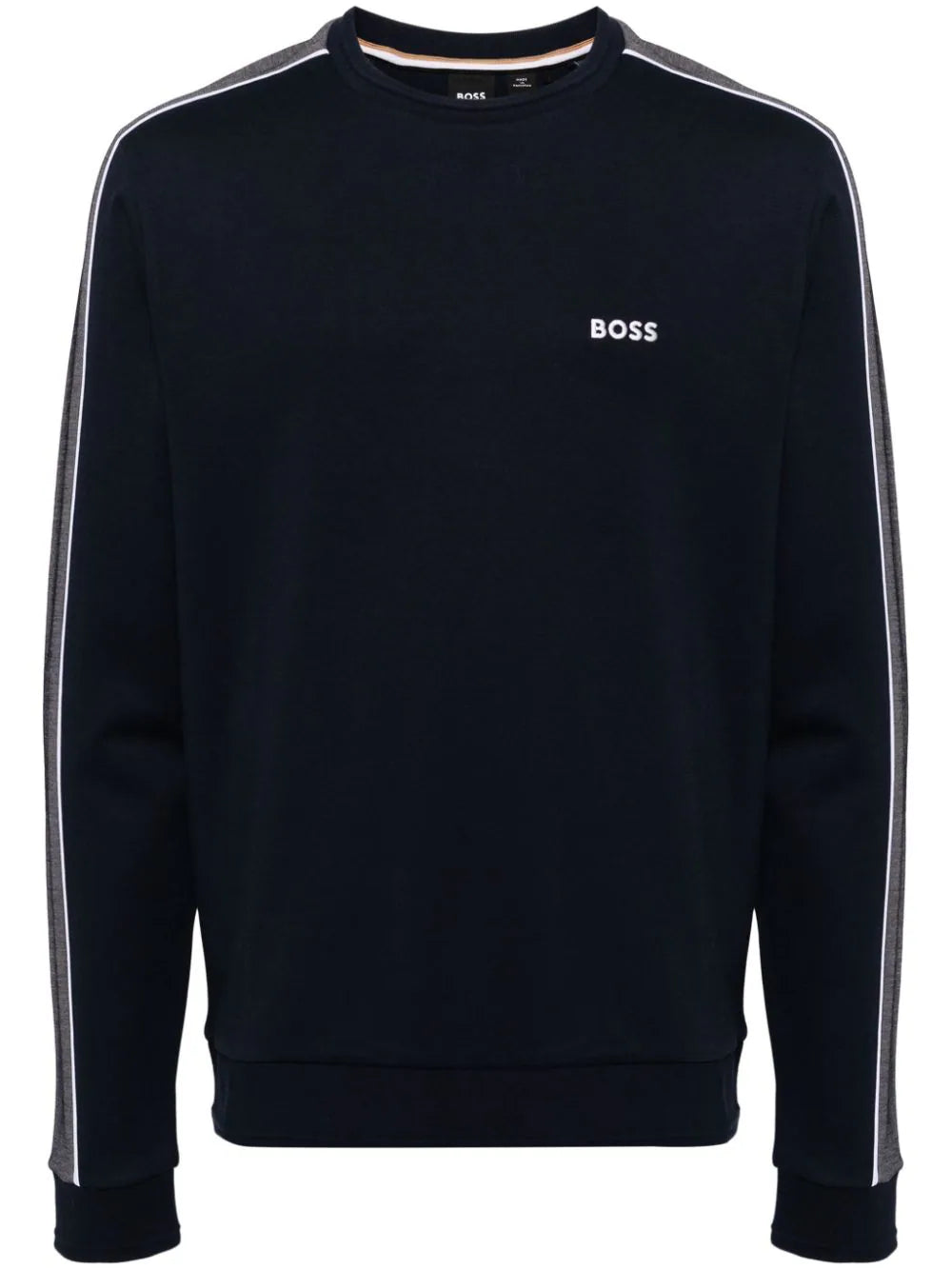 BOSS  logo-embroidered sweatshirt