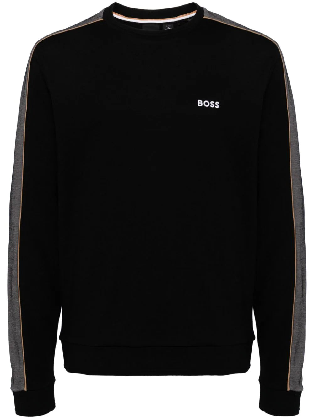 BOSS  logo-embroidered sweatshirt