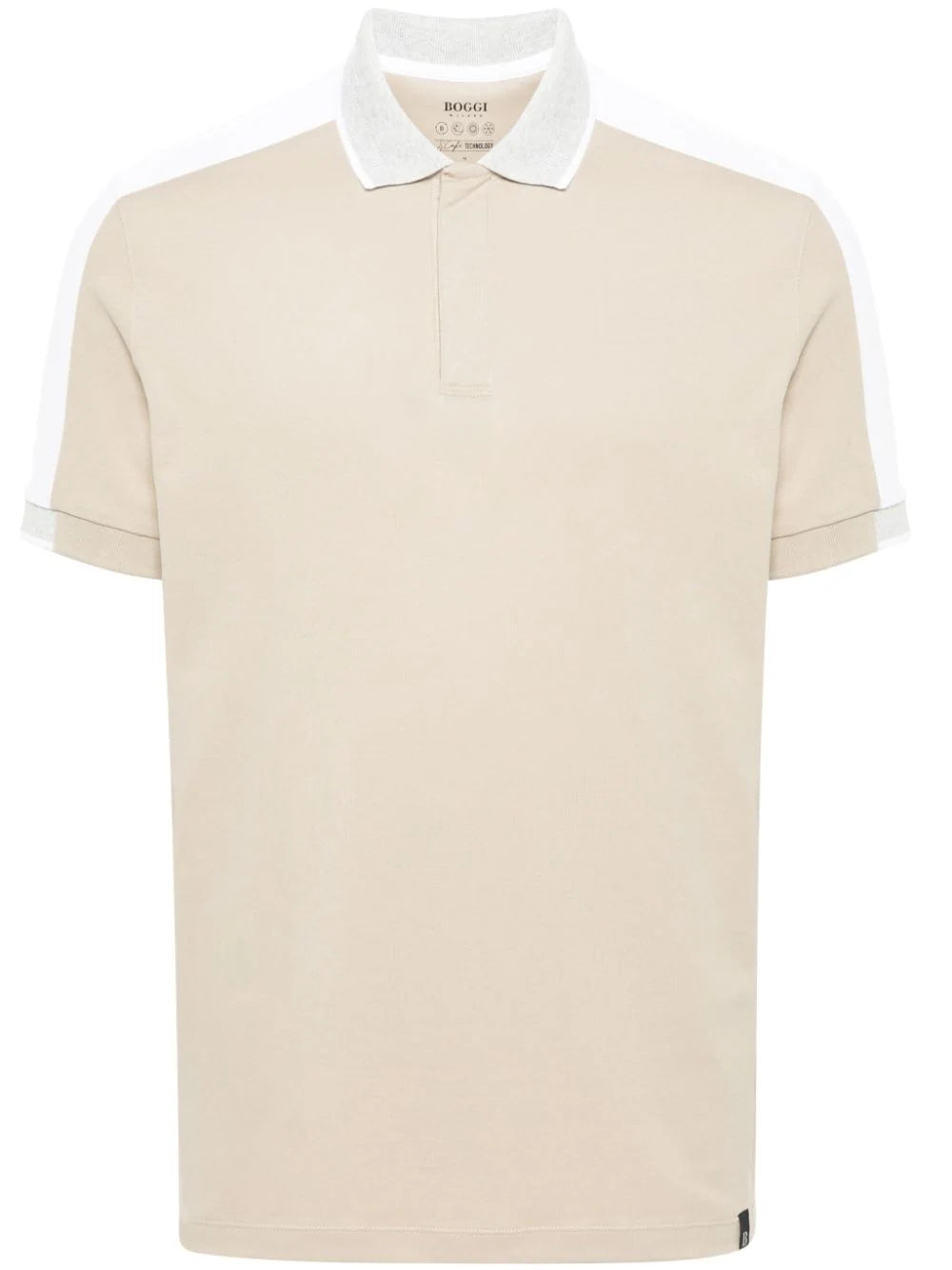 Boggi Milano  contrasting-panel polo shirt