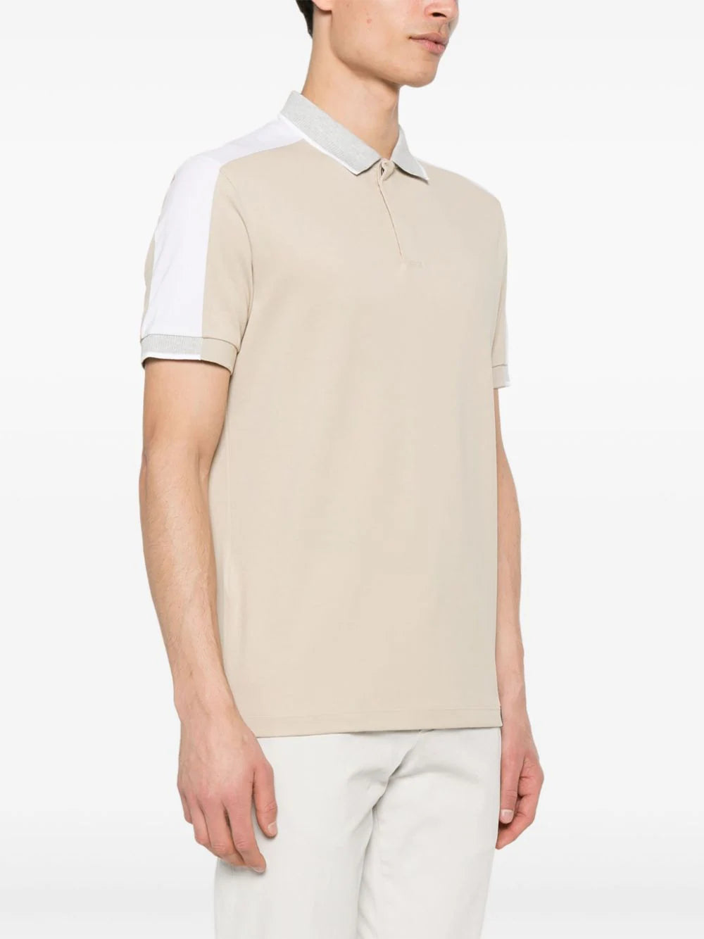 Boggi Milano  contrasting-panel polo shirt