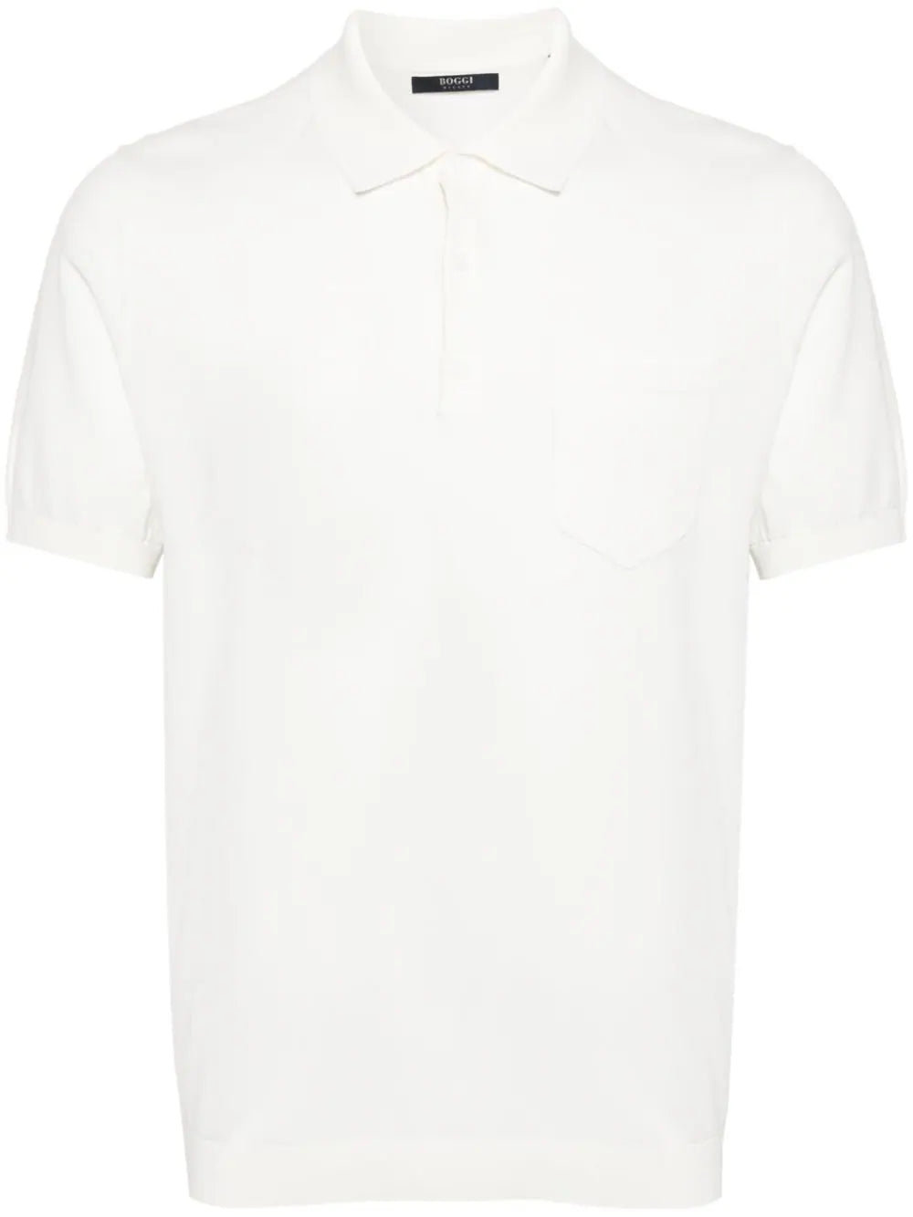 Boggi Milano  cotton knitted polo shirt