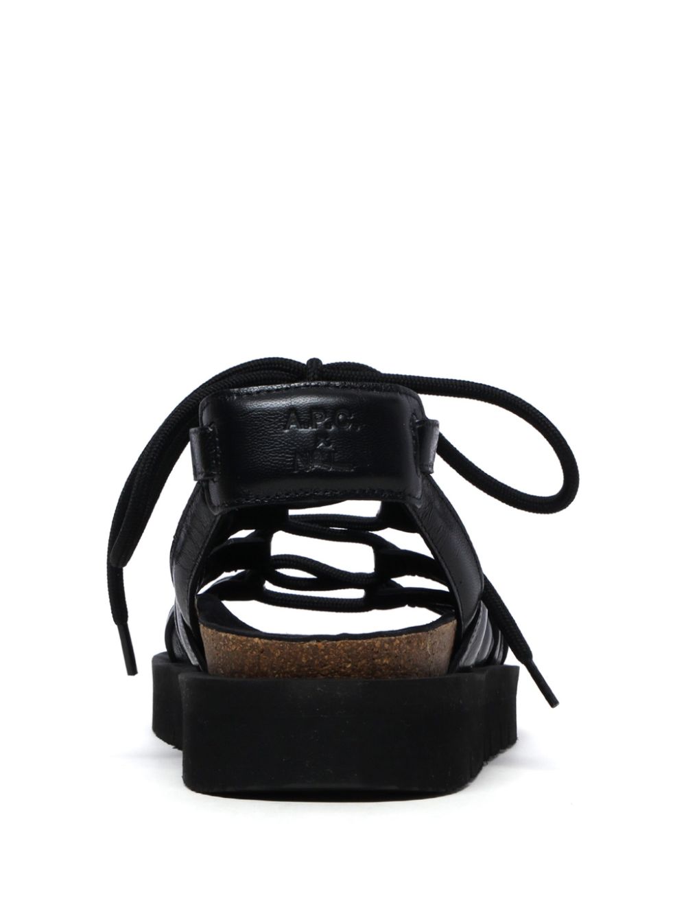 A.P.C.  x NRL Iliade leather sandals