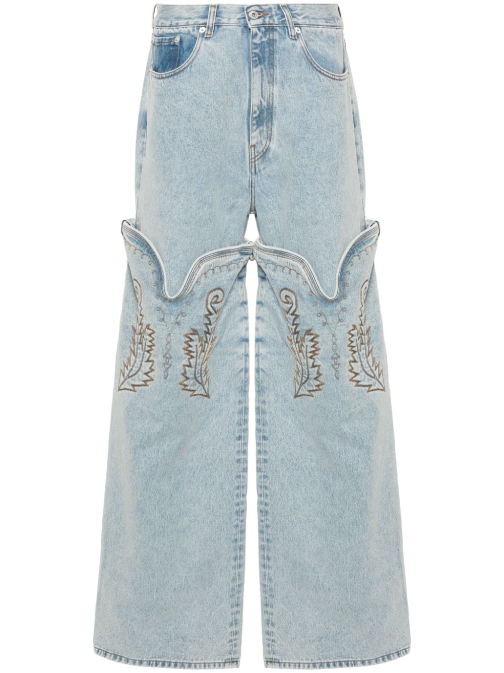 Y/Project  Evergreen Maxi Cowboy Cuff Jeans