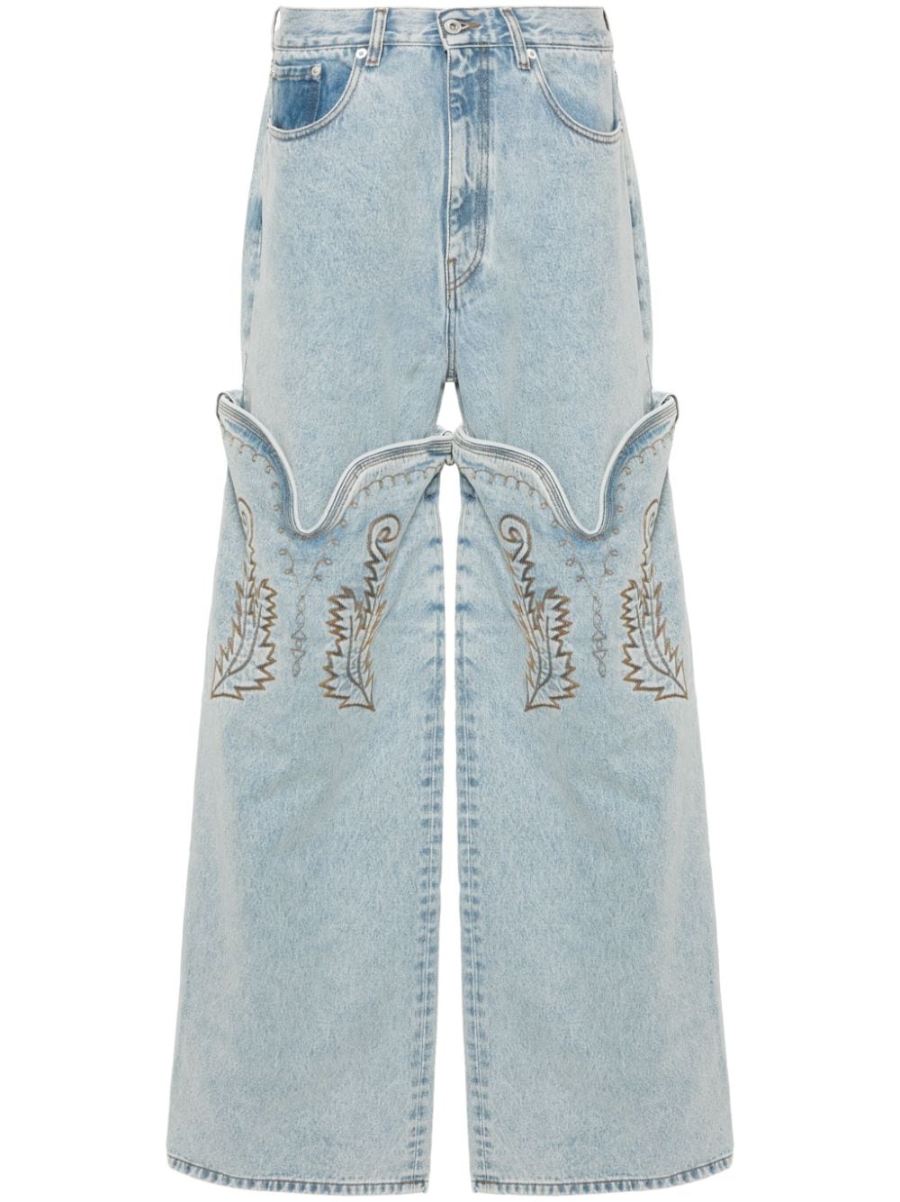 Y/Project  Evergreen Maxi Cowboy Cuff Jeans