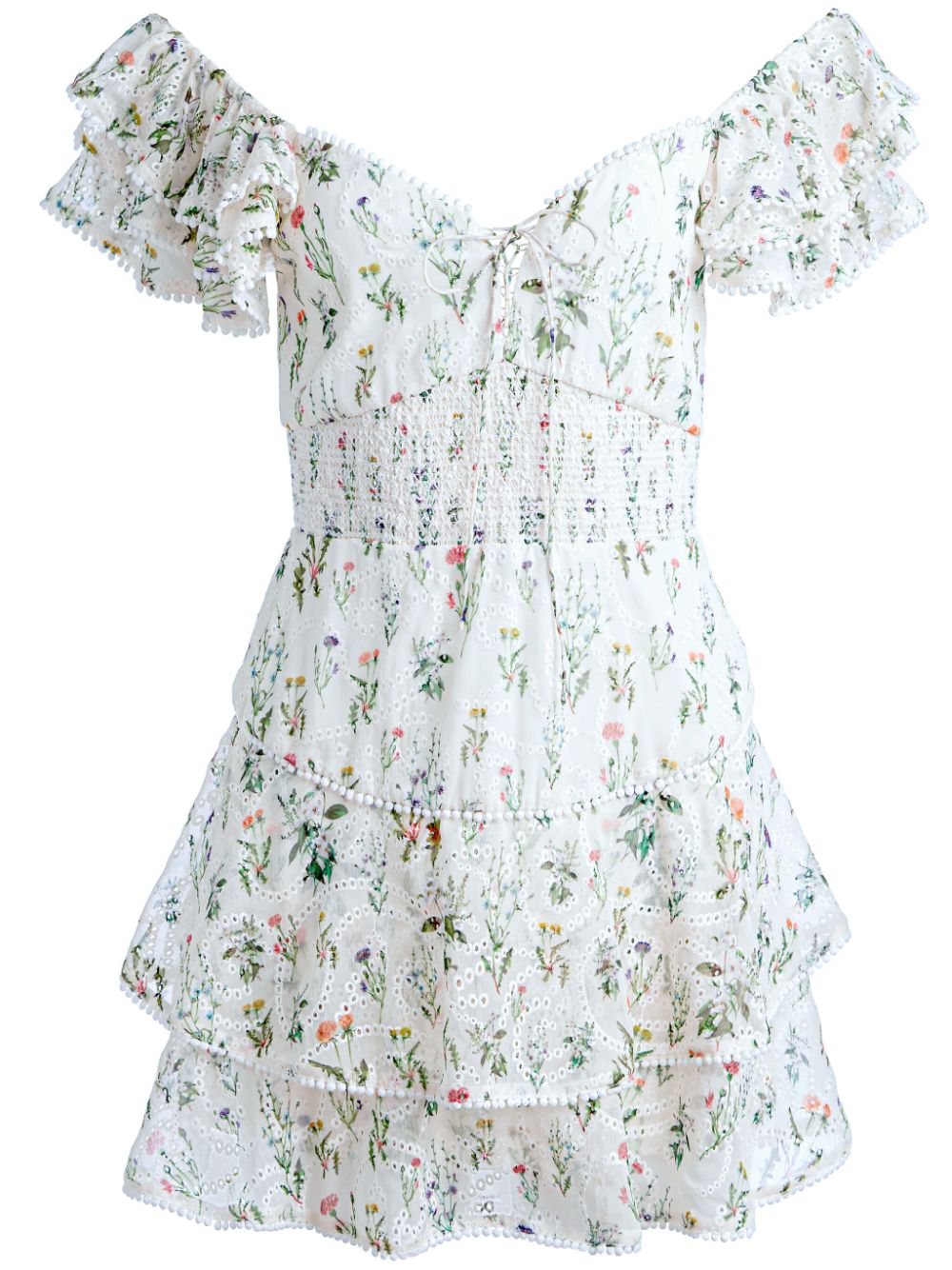 alice + olivia  Hartford floral-print dress