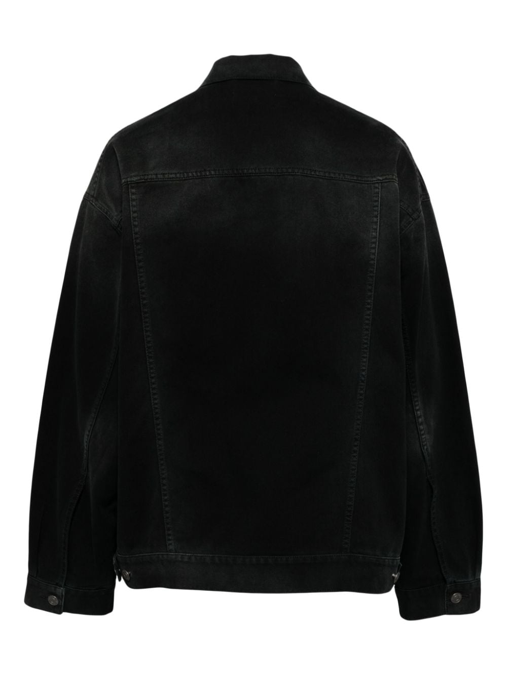 Balenciaga Size Sticker denim jacket