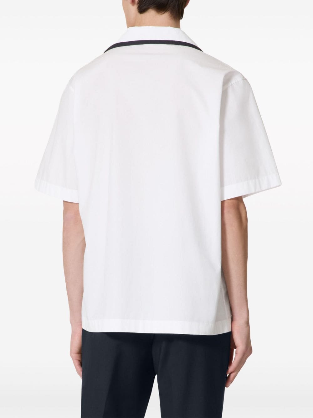 Valentino Garavani V-detail bowling shirt