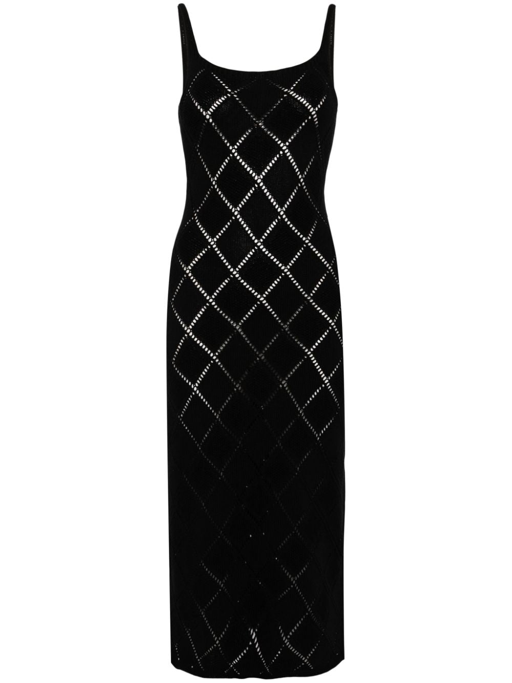 ALOHAS  Loud pointelle-knit dress