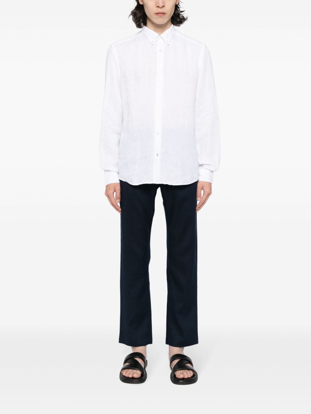 BOSS Liam long-sleeve cotton shirt