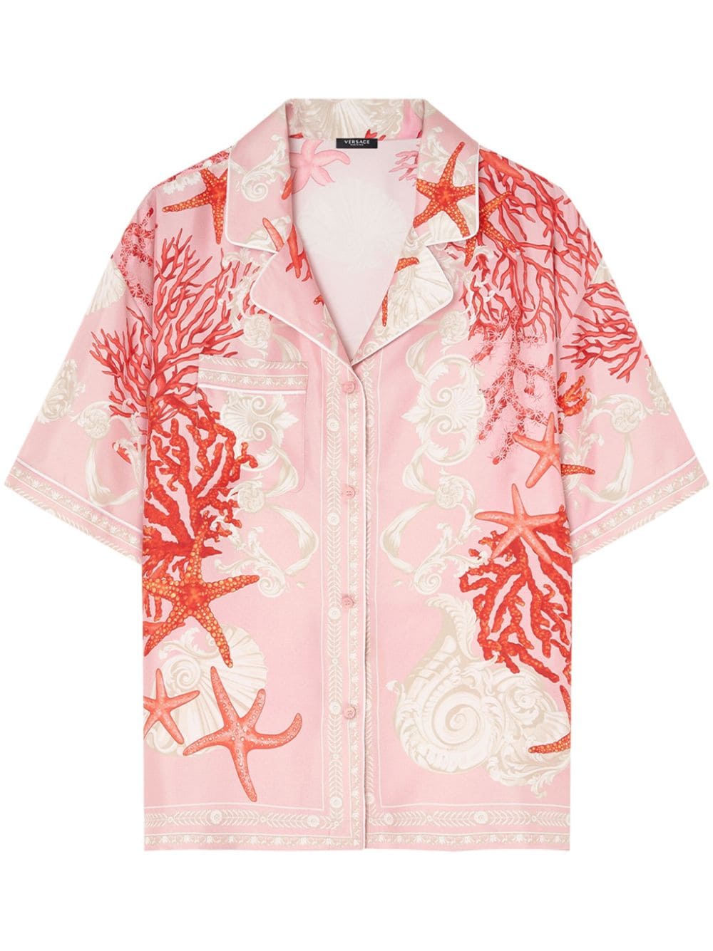 Versace  Barocco Sea silk shirt