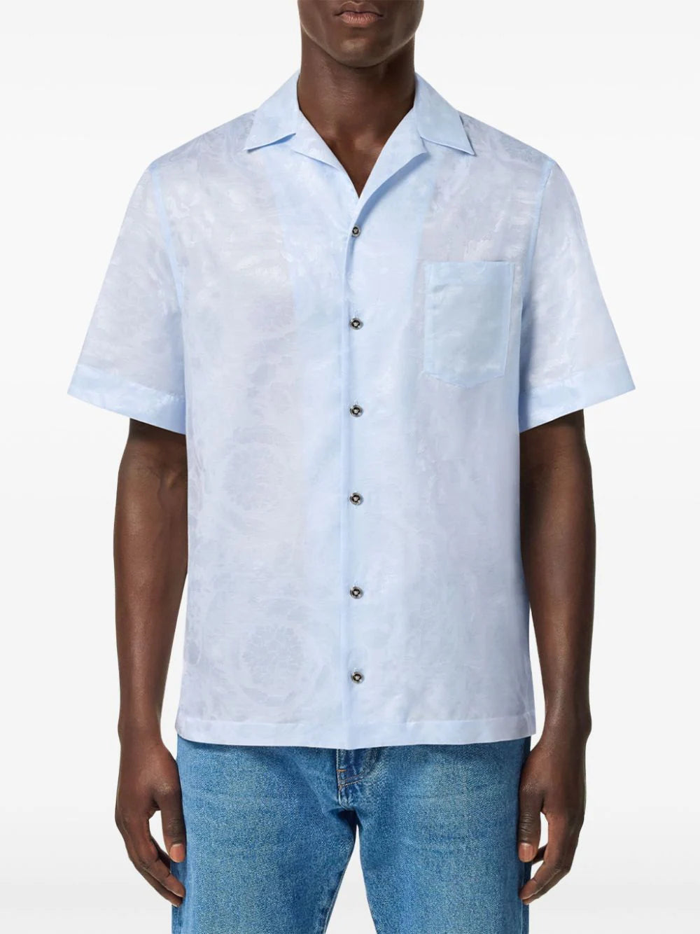 Versace  Barocco jacquard shirt