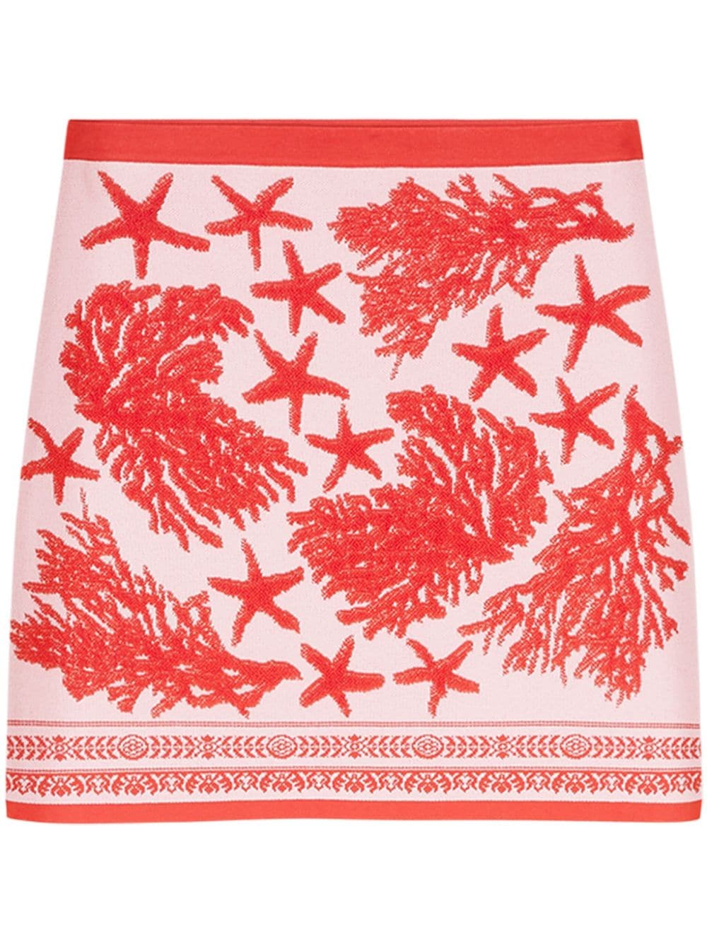 Versace  Barocco Sea knitted miniskirt