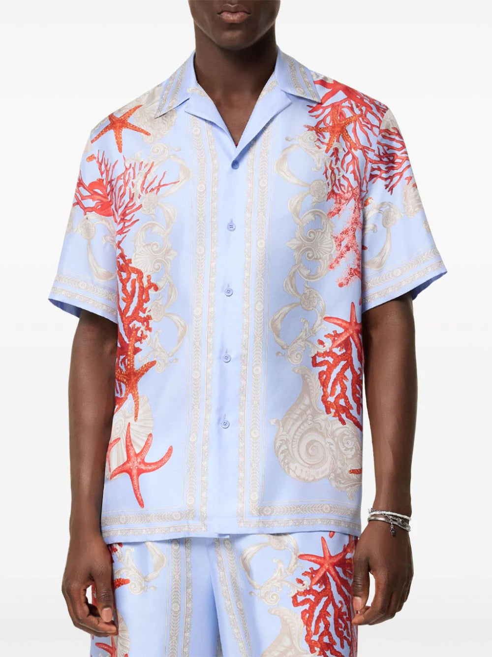 Versace Barocco Sea silk shirt